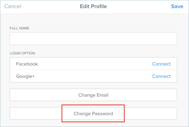 Changing Password in Weebly Account