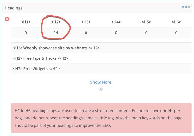 Weebly 标题元素 SEO 问题