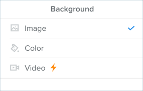 Weebly 标题背景选项