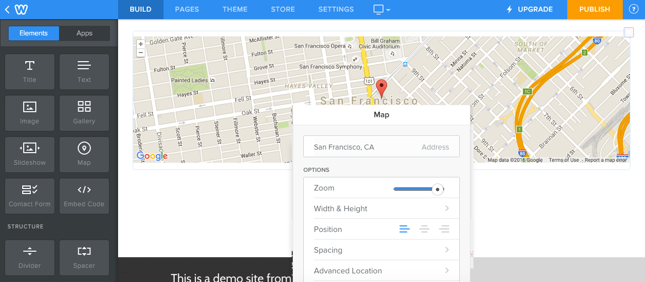 如何在Weebly中添加谷歌地图 如何在Weebly中添加谷歌地图