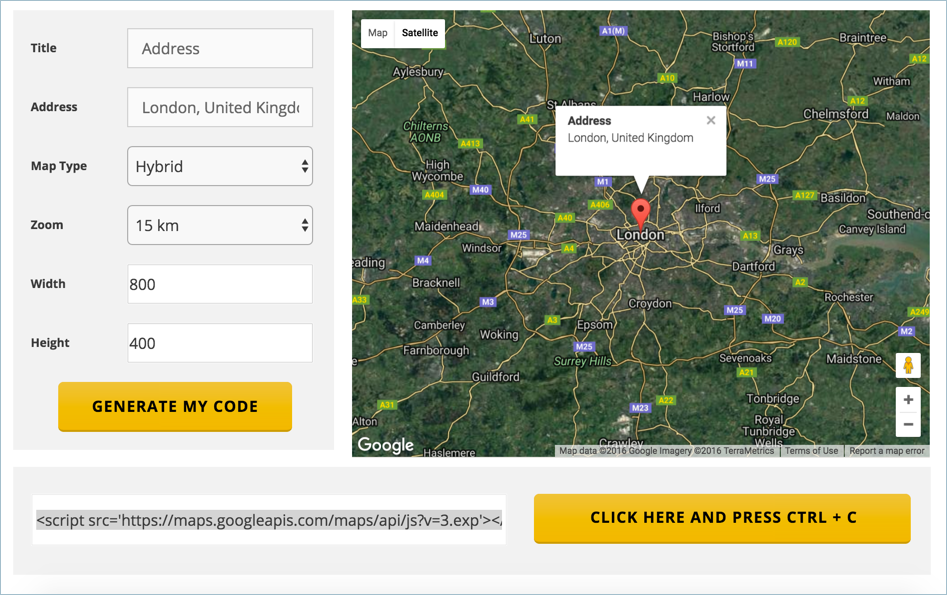 第三方谷歌地图嵌入