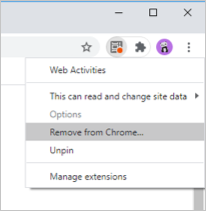 从 Chrome 中删除