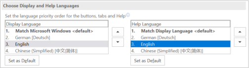 设置显示和帮助语言