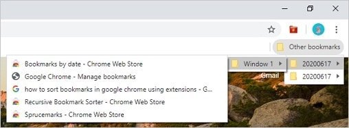 递归书签排序器