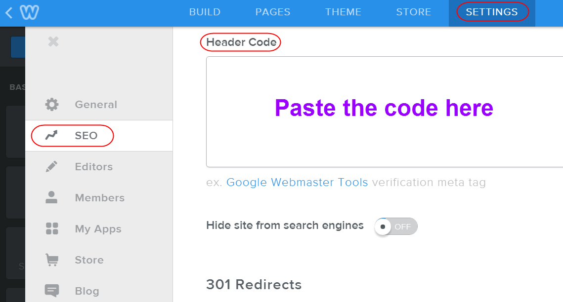 如何在Weebly的页眉和页脚代码部分添加代码 如何在Weebly的页眉和页脚代码部分添加代码