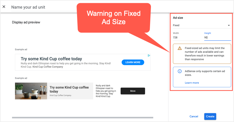 修复了 AdSense 中的广告警告