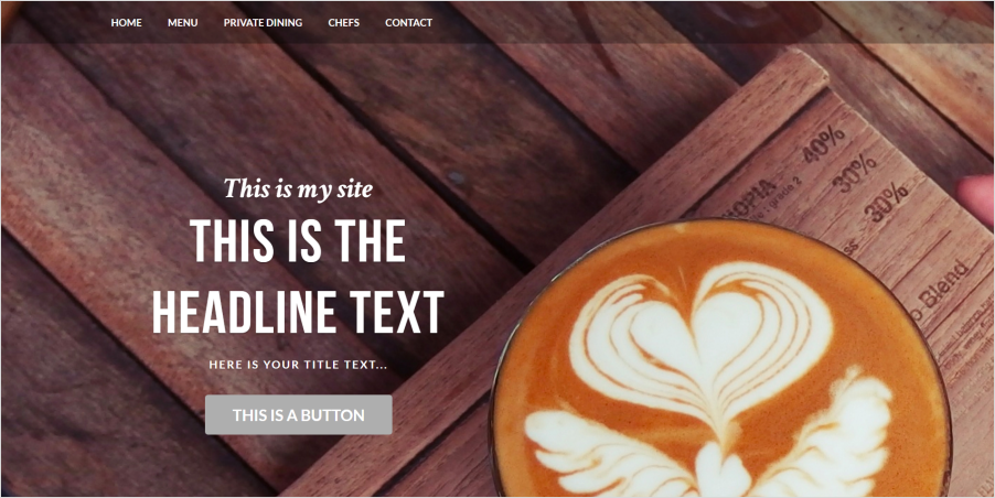 Sausy Business Weebly 主题