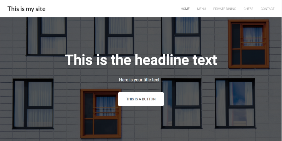 轻快的投资组合 Weebly 主题