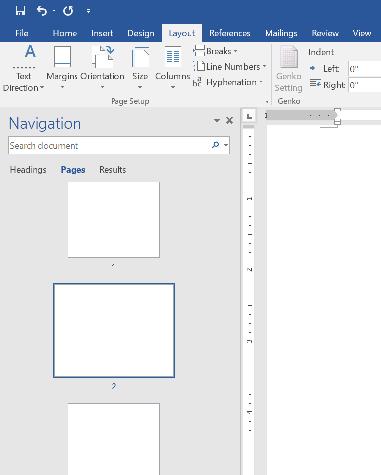 Word中不同页面的不同方向