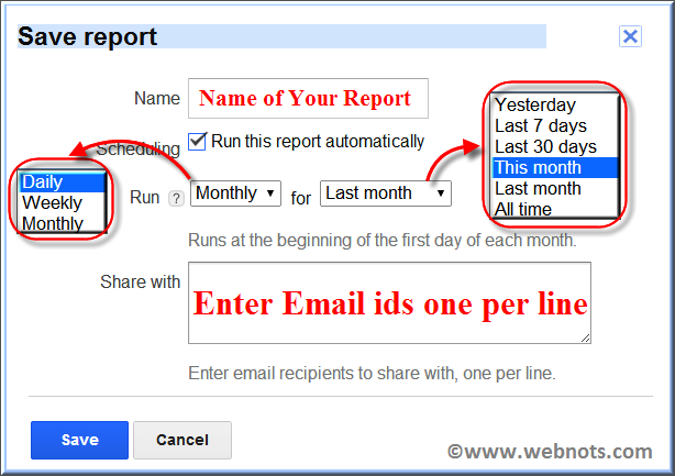 自定义电子邮件触发器