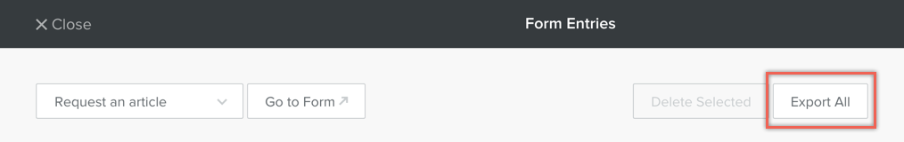 导出 Weebly 联系表单详细信息