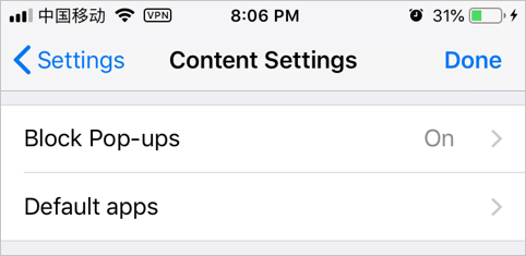 在 Chrome 移动版中阻止弹出窗口