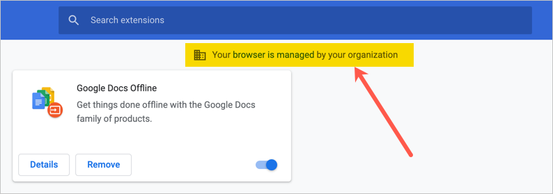 由 Chrome 扩展页面中的消息管理