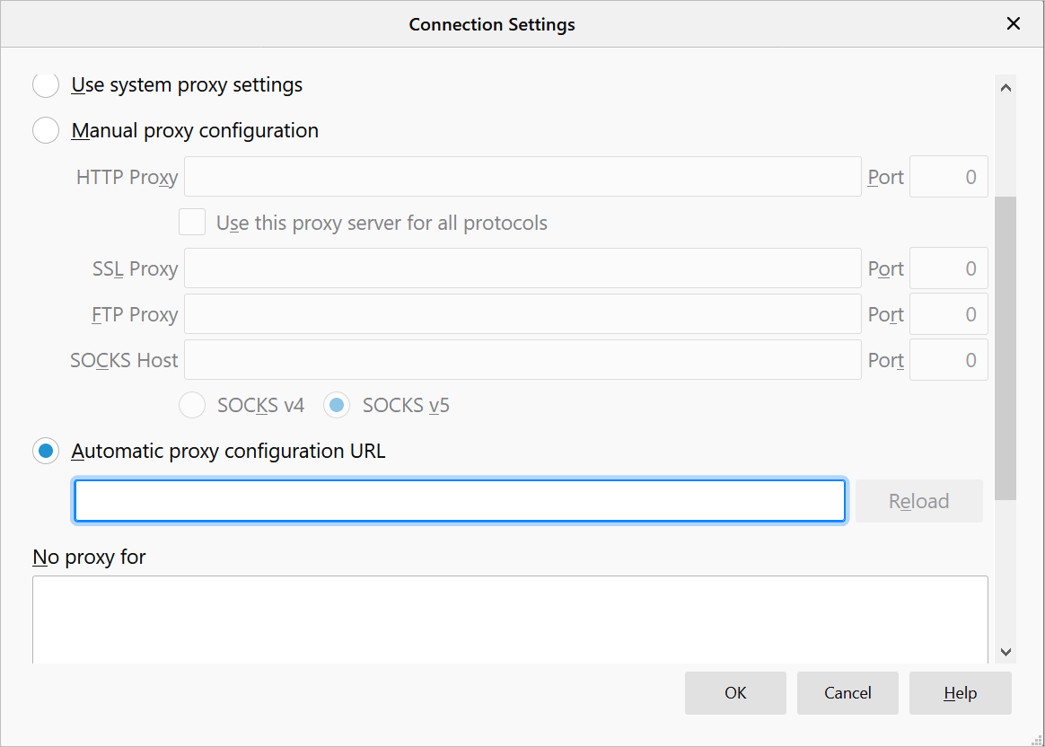 在 Mozilla Firefox 中设置代理
