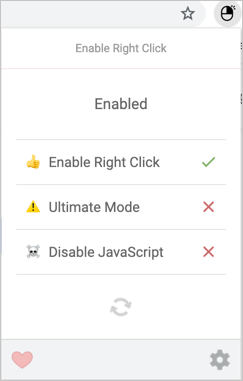 使用启用右键单击扩展