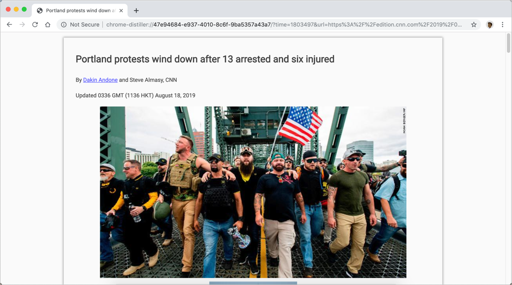 Google Chrome 稳定版中的阅读器模式
