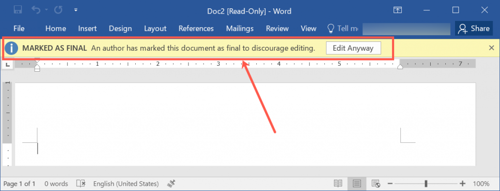 标记为最终警告