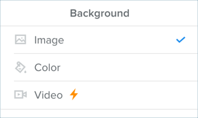 Weebly 标题背景选项