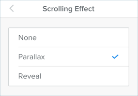 Weebly 标题滚动效果