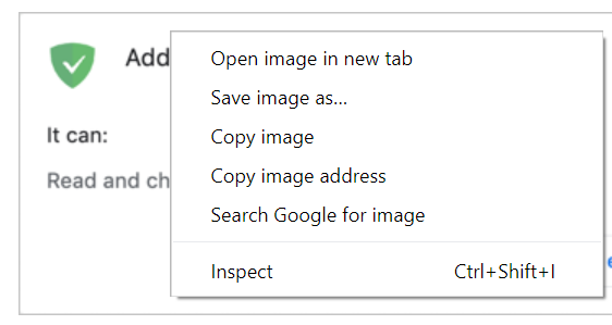 Windows 右键单击图像