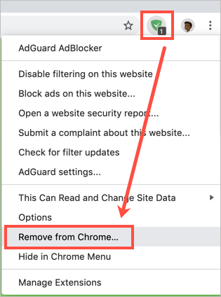 从 Chrome 中删除扩展程序
