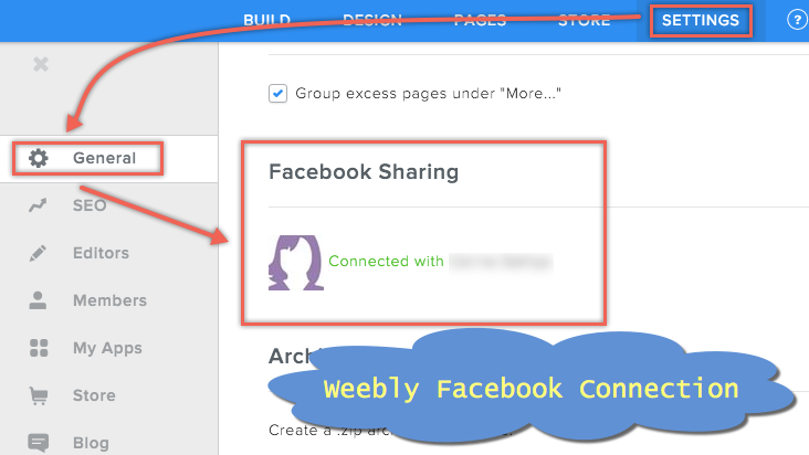 微弱的 Facebook 连接