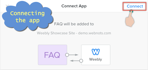 连接应用中心应用