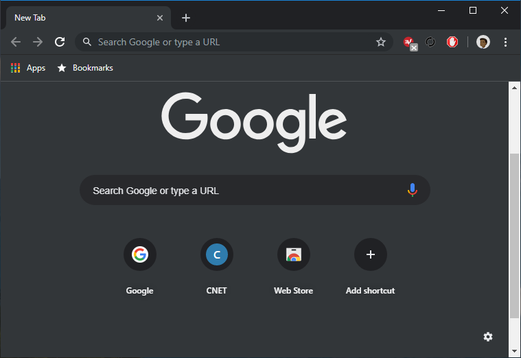 Windows 中的 Chrome 暗模式