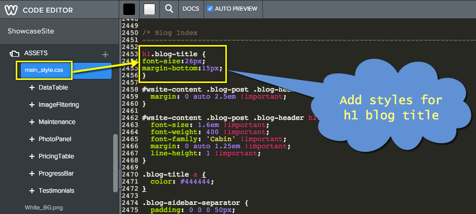 为博客标题添加 H1 样式