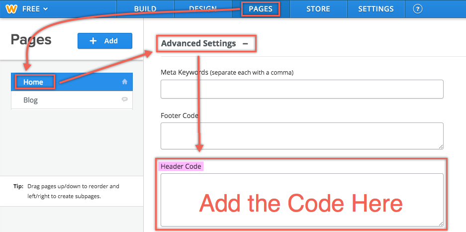 如何在Weebly网站中添加CSS 如何在Weebly网站中添加CSS