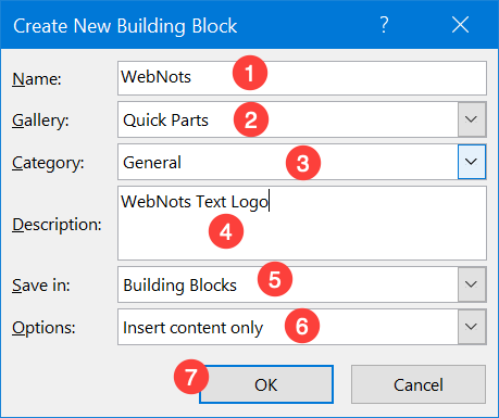 创建新的构建块