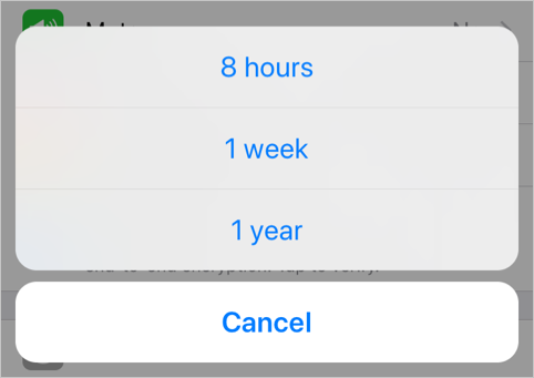 WhatsApp 中的静音时间