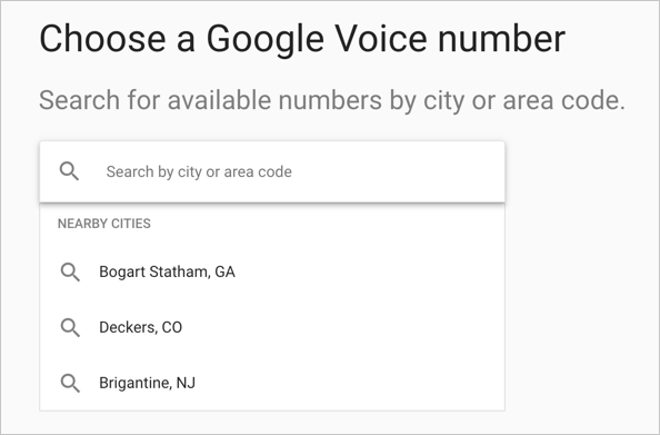 选择谷歌语音城市