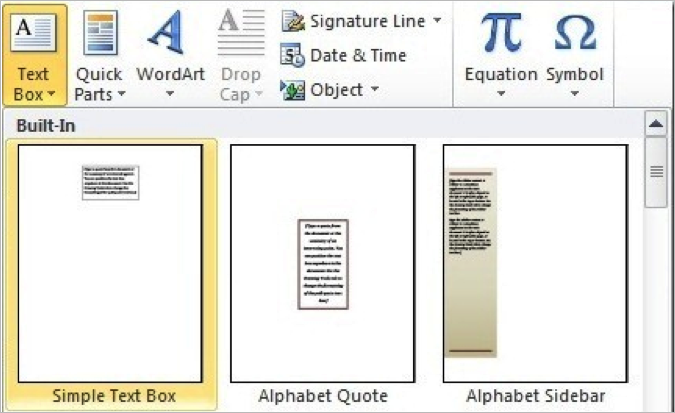 在 Word 中插入重要引号
