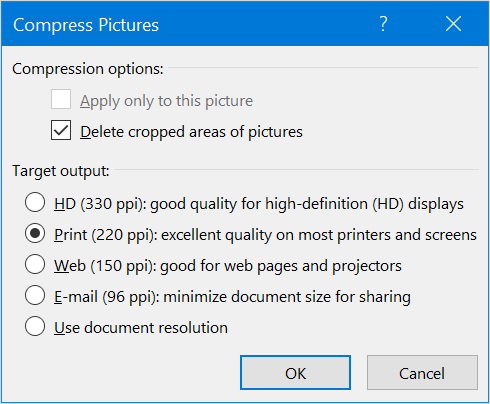 压缩 PDF 中的图片