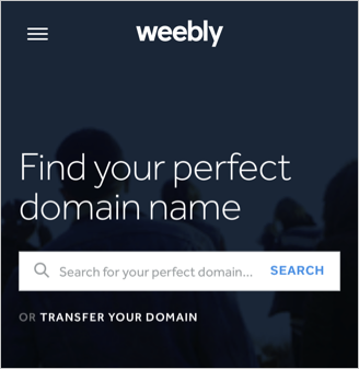 查找 Weebly 域
