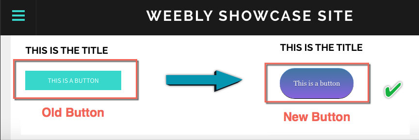 Weebly 中的新 CSS 按钮