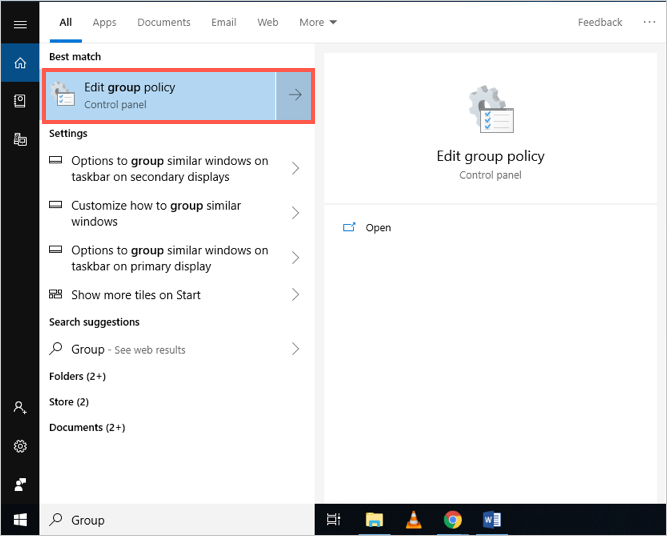 打开策略编辑器