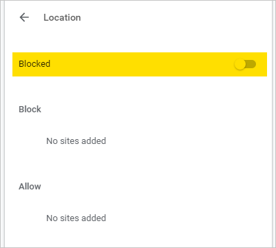 位置分享被阻止