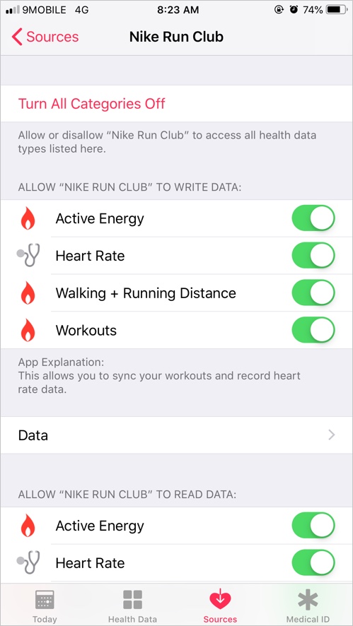 耐克跑步俱乐部应用数据