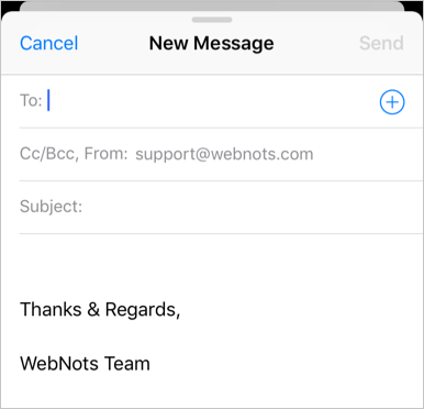检查新电子邮件中的自定义签名