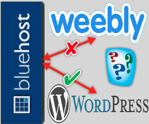 在 Bluehost 中删除 Weebly 并恢复 WordPress