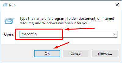 打开系统配置的运行命令