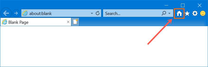 IE11中的主页按钮