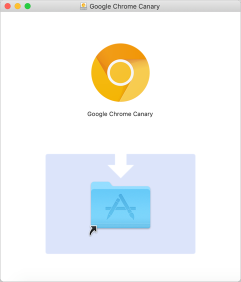 拖放以安装应用程序