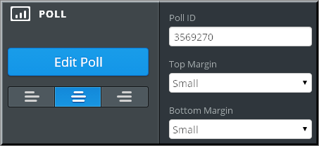编辑 Weebly 民意调查