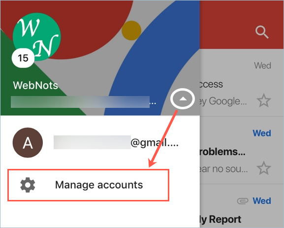 在 iOS 应用中管理多个 Gmail 帐户