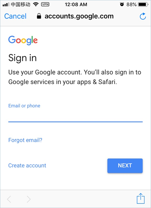 登录您的 Gmail 并添加帐户