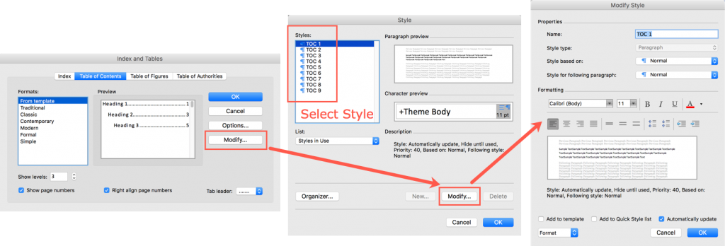自定义目录样式