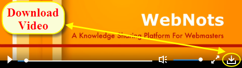 Weebly 视频的下载选项